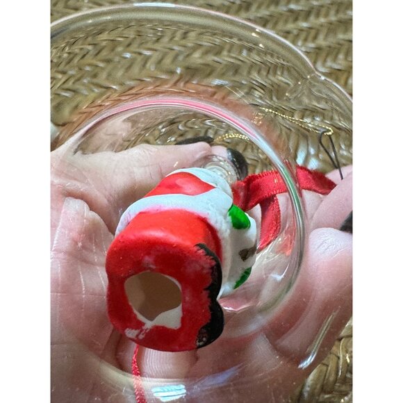 Santa Claus Ornaments With Bell & Chimney Designs For Holiday - Picture 7 of 9
